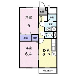 アメニティハイツカワシマ　Ｃの物件間取画像